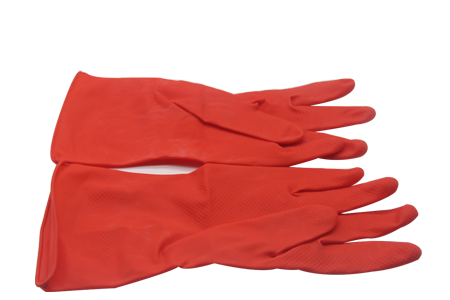 Red Household Glove