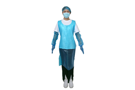 Disposable PE Aprons Blue