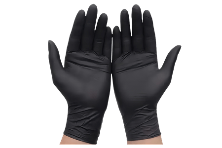 Black Nitrile Disposable Gloves